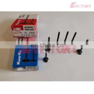 Engine Valve set for MITSUBISHI L3E engine inlet and exhaust valve