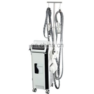5 handles vertical body shaping cavitation rf vacuum roller massage slimming machine vela slim 3