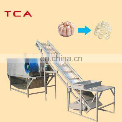 Automatic garlic peeling vacuum packaging garlic production line