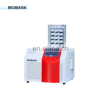 BIOBASE China Tabletop Freeze Dryer 4/6pcs Tray Standard Chamber BK-FD10S Laboratory Tabletop Freeze Dryer