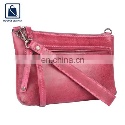Stylish Look Fashion Designer Top Quality Wholesale Genuine Leather Women Sling Bag at Direct Factory Price