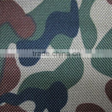 100% Polyester 600D camouflage printed oxford fabric/PU coated fabric/waterproof tent fabric