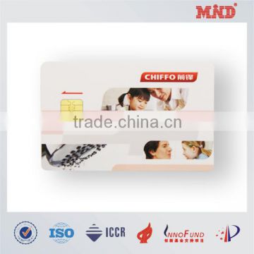 MDC1442 standard size PVC printing IC smart card CMYK 4C print