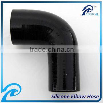 China Product 90 Degree 45mm > 38mm Silicone Hose Elbow Reducer