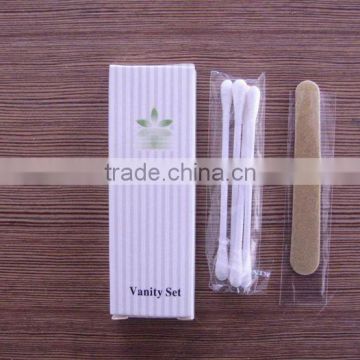 Cheap Disposable hotel amenities vanity kit /cosmetic cotton balls