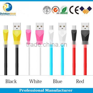 The hot sale Remax alien usb cable 2.1 A safety, fast charging and transmission for with Environmental silicone wire