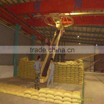 Semi crane stacker conveyor/conveyor companies for flour/meal storage solution
