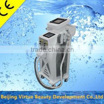 Chest Hair Removal Vertical Multifunction Pain Free Ipl Machine Elight+ipl+rf+nd:yag Laser No Pain