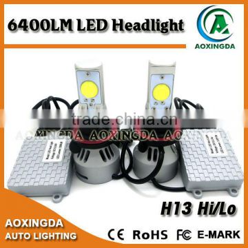6400LM 80W CANBUS auto led headlight H13 Hi/Lo
