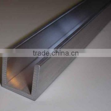 6061 aluminum U channel with high machining and anodizing