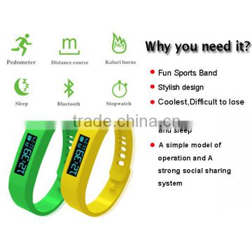 OLED touch screen smart health watch for Anroid/IOS system health bracelet