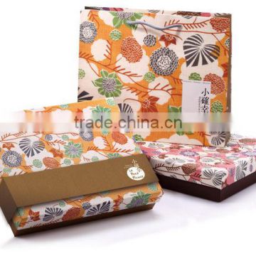 Hot sale of moon cake two piece box