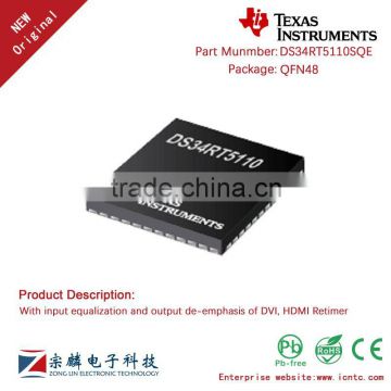 Genuine Original DS34RT5110SQE QFN48 DS34RT5110 DVI / HDMI Retimer