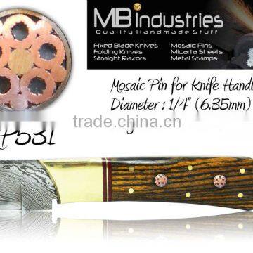 Mosaic Pins for Knife Handles MP531 (1/4") 6.35mm