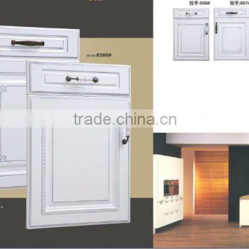 PVC membrane door kitchen cabinet