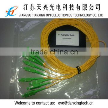 Made in China SC APC 1.5M module type plc splitter 1x8