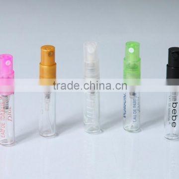 2ml/3ml/5ml colorful sprayer perfume tester