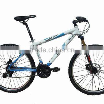 26" white hot sale alloy MTB bike with shimano 21s