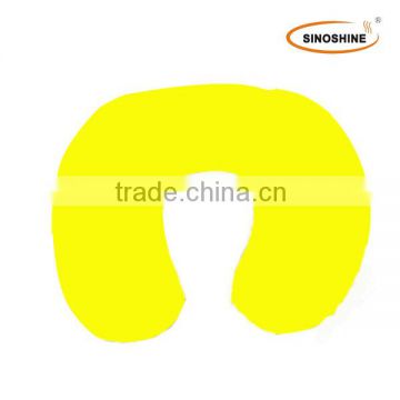 2014 latest Electric heat therapy u shape neck pillows 30*30cm in yellow