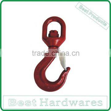 G80 GERMANIC TYPE SWIVEL SLING HOOK W/STAMPING LATCH