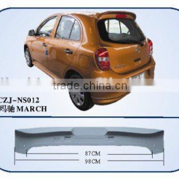 ABS CAR REAR SPOILER FOR NISSAN MARCH