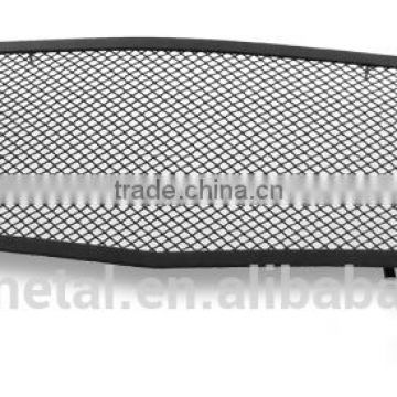 GI-100 Front center black powder coating stainless steel grill grille combo insert grid mesh net