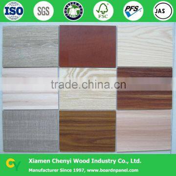 melamine laminated MDF sheets prices from factory directly