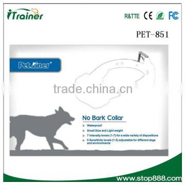 automatic anti bark, intelligent dog training shock collar PET851