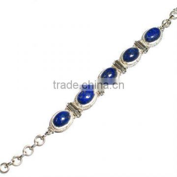 925 silver lapis lazuli bracelet jewelry