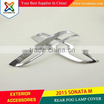2015 SONATA M REAR FOG LAMP COVER ABS CHROME CAR ACCESSORIES
