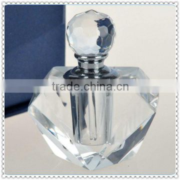 Unique Clear Crystal Holiday Perfume Bottle For Travel Gifts