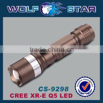 5 Watt Magnet Control Rechargeable CREE Q5 Zoom LED Flashlight