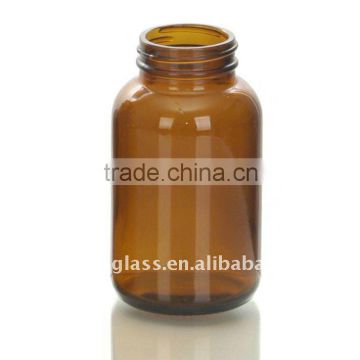200ml amber glass bottle for tablet wide mouth G.P.I.400