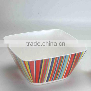 Factory wholesale solid color melamine salad bowl