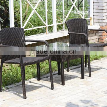 hand PE rattan garden sets youth tea coffee table and chairs
