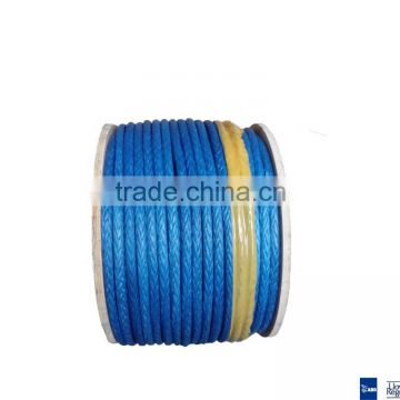 12mm x 220mtrs blue high performance UHMWPE rope/line with wooden tray