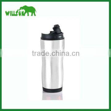 New design 450ml double layer stainless steel travel cup