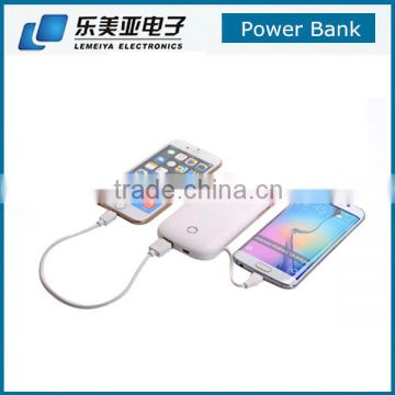 5000mah Polymeride External Battery Portable Mobile Power Bank Charger for Android Phones