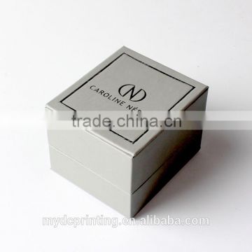 Custom printed logo wedding ring jewerly packaging paper box