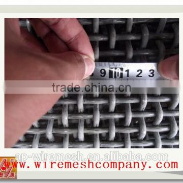 stainless steel crimped wire mesh for mining sieve/crimped weave wire mesh
