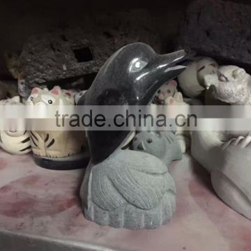 Wholesale Cheap Price Shanxi Black Dolphine Stone Carving