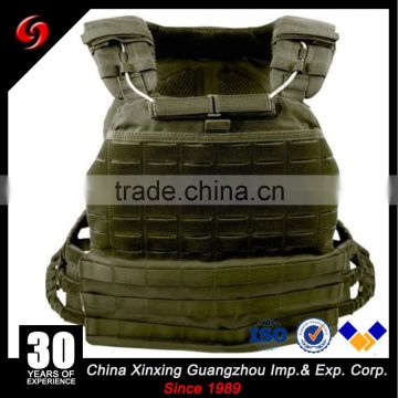Light weight fashion tactical vest plate carrier for 10*12 inch bulletproof plate military gear tactical vest