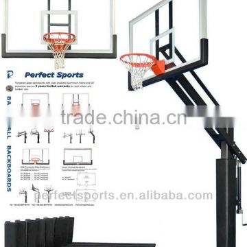 Fully-tempered Glass Steel-framed Basketball Backboard