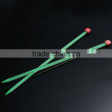 Acrylic Knitting Needles Mixed Color 34cm long, Thickness: 8mm
