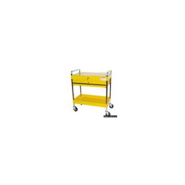 Service Cart with Locking Top and Draw