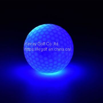LED flash golf ball