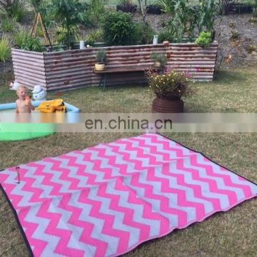 Plastic woven outdoor mats design for colorful living