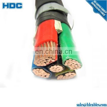 GOST 22483 standard Copper core multi wire conductor VVG 5X2.5mm2 power cable PVC insulation