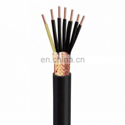 PVC insulated overall Al mylar foil screen control cable for Peru