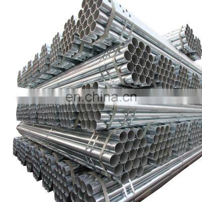 Hot Dip Galvanized Round Steel Pipe / GI Pipe Pre Galvanized Steel Pipe Galvanized Tube For Construction